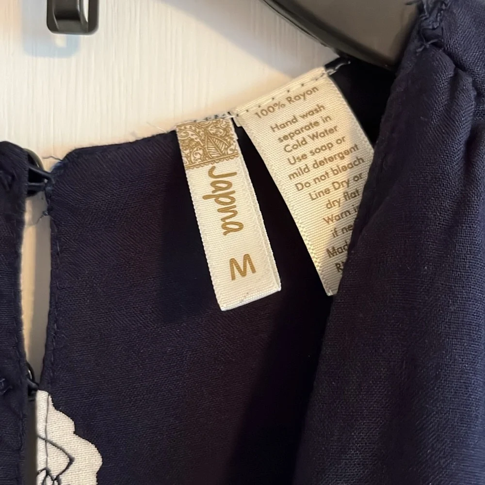 Juniors Japna Navy Maxi Dress - Picture 3 of 9